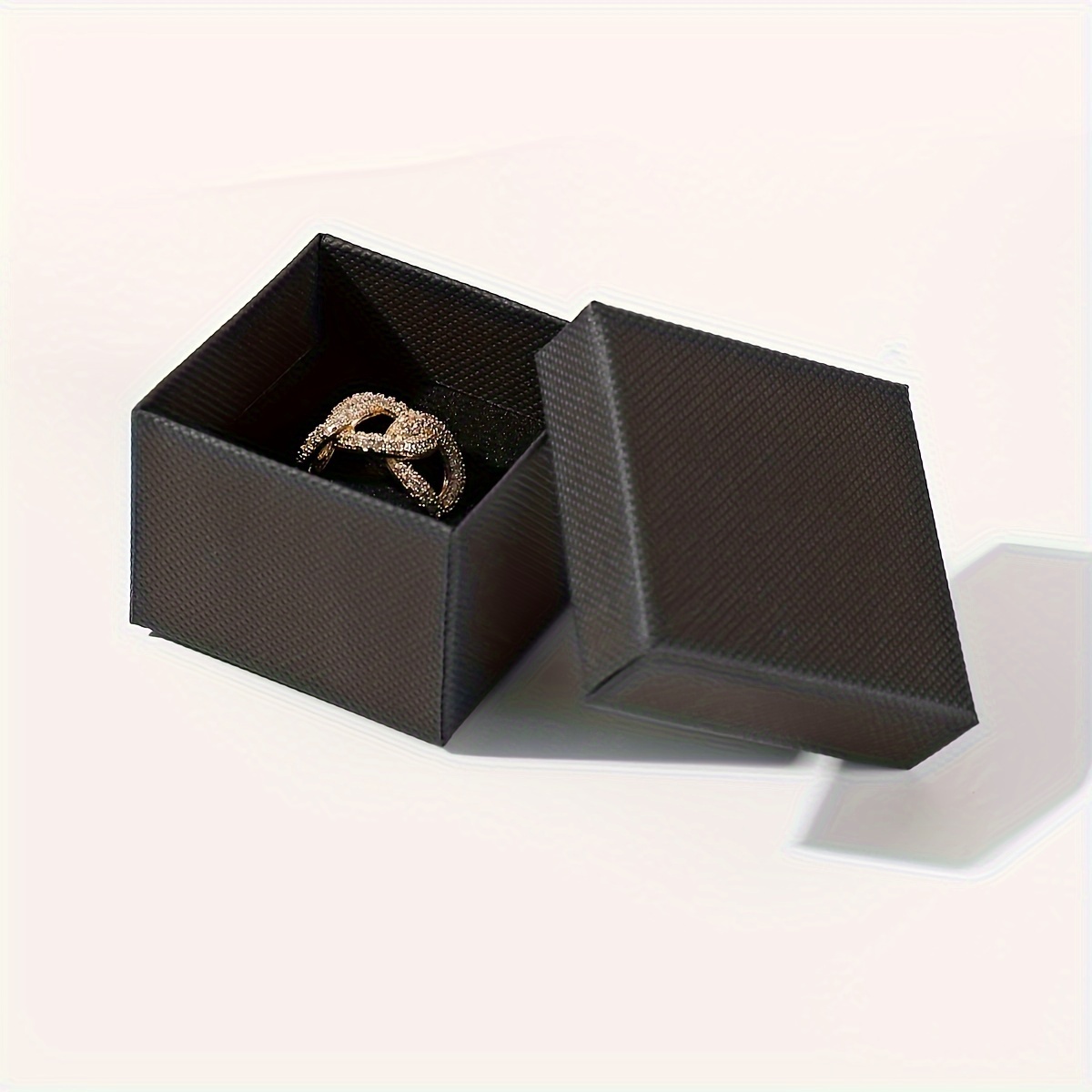 Classic Style Ring Box Set, 12pcs Jewelry Packaging